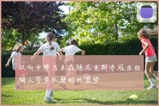 双向中锋杰米森随尼克斯夺冠历经湖人等多队磨砺终圆梦